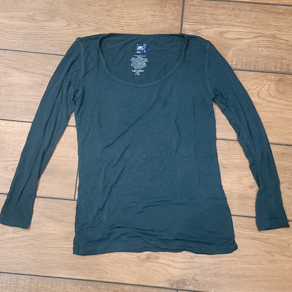 Hunter green Kickee Pajama top